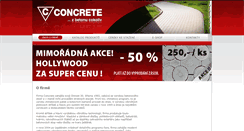 Desktop Screenshot of concrete-libocany.cz